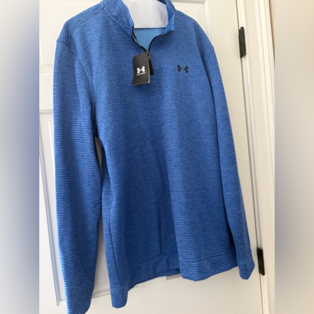 Under Armour Blue Striped Pullover